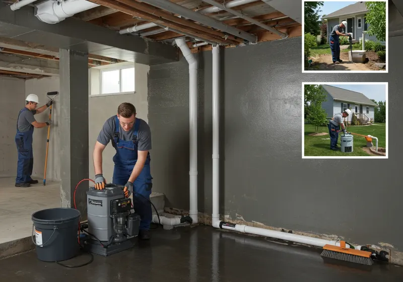 Basement Waterproofing and Flood Prevention process in New Castle, VA